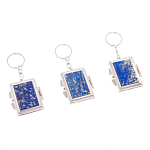 Зеркало брелок складное двухстороннее из натурального камня Лазурит Stone Mirrors варинант исполнения - 4 | Loft Concept в Волгограде