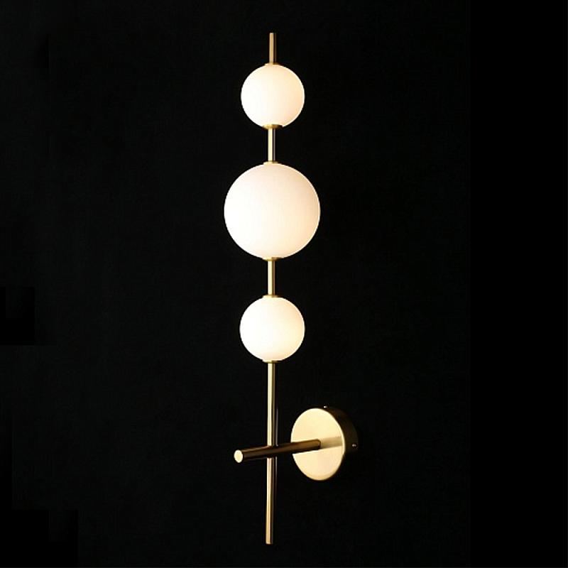 Бра настенное светодиодное Three Elements of Light Золотой Белый в Волгограде | Loft Concept 