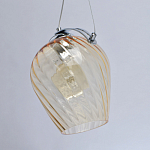 Подвесной светильник со стеклянном плафоном в форме бокала Kaleido варинант исполнения - 4 | Loft Concept в Волгограде