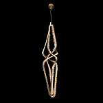 Подвесной светильник с декоративными элементами в виде кристаллов Smooth Shine варинант исполнения - 1 | Loft Concept в Волгограде