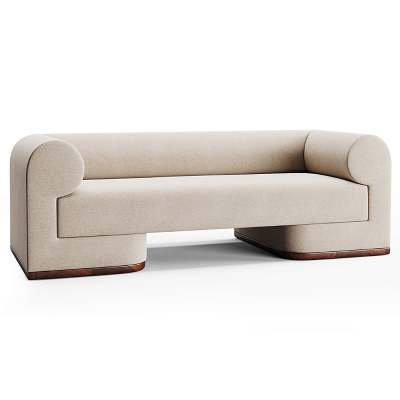 Премиальный диван Liverpool Молочный Коричневый в Волгограде | Loft Concept 