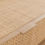 ТВ-тумба с плетеным декором Buckley Wicker TV Stand варинант исполнения - 5 | Loft Concept в Волгограде