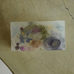 Шкатулка из эпоксидной смолы с цветами белая Epoxy Resin Rectangular Box White варинант исполнения - 6 | Loft Concept в Волгограде