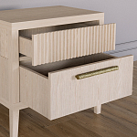 Прикроватная Тумбочка Primo с двумя ящиками Светлый дуб варинант исполнения - 6 | Loft Concept в Волгограде