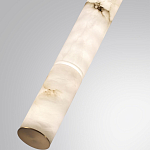 Подвесной светильник с плафоном в форме цилиндра из алебастра Cryptocrystalline Stone варинант исполнения - 5 | Loft Concept в Волгограде