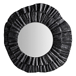 Зеркало в фактурной черной раме в современном стиле Black Maelstrom варинант исполнения - 1 | Loft Concept в Волгограде