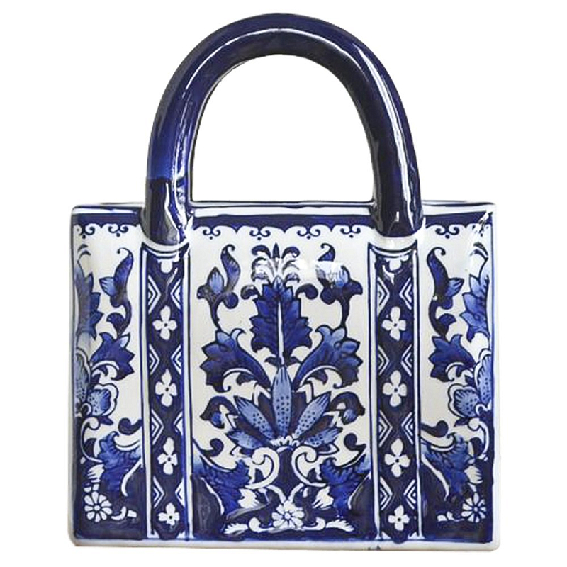 Ваза Ceramic Bag ornament Темно-синий Ваза Ceramic Bag ornament Темно-синий в Волгограде | Loft Concept