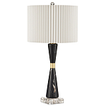 Настольная лампа с плиссированным цилиндрическим абажуром Tightened Waist варинант исполнения - 3 | Loft Concept в Волгограде