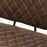 Стул с темно-коричневой обивкой из экокожи Benderson варинант исполнения - 8 | Loft Concept в Волгограде