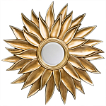 Зеркало-солнце с золотыми с лучами Rays of Peace варинант исполнения - 1 | Loft Concept в Волгограде