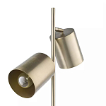 Настольная лампа золотистая на белом мраморном основании Streams of Light варинант исполнения - 4 | Loft Concept в Волгограде