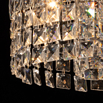 Потолочный светильник круглый с прозрачными подвесками Lunet варинант исполнения - 16 | Loft Concept в Волгограде