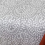 Постельное белье серого цвета с рисунком 200х220 см Blossom Essence варинант исполнения - 4 | Loft Concept в Волгограде