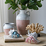 Статуэтка голубой рак с белой раковиной Marine Accessories варинант исполнения - 7 | Loft Concept в Волгограде