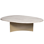 Стол журнальный овальный с контрастным основанием Subsequence варинант исполнения - 2 | Loft Concept в Волгограде