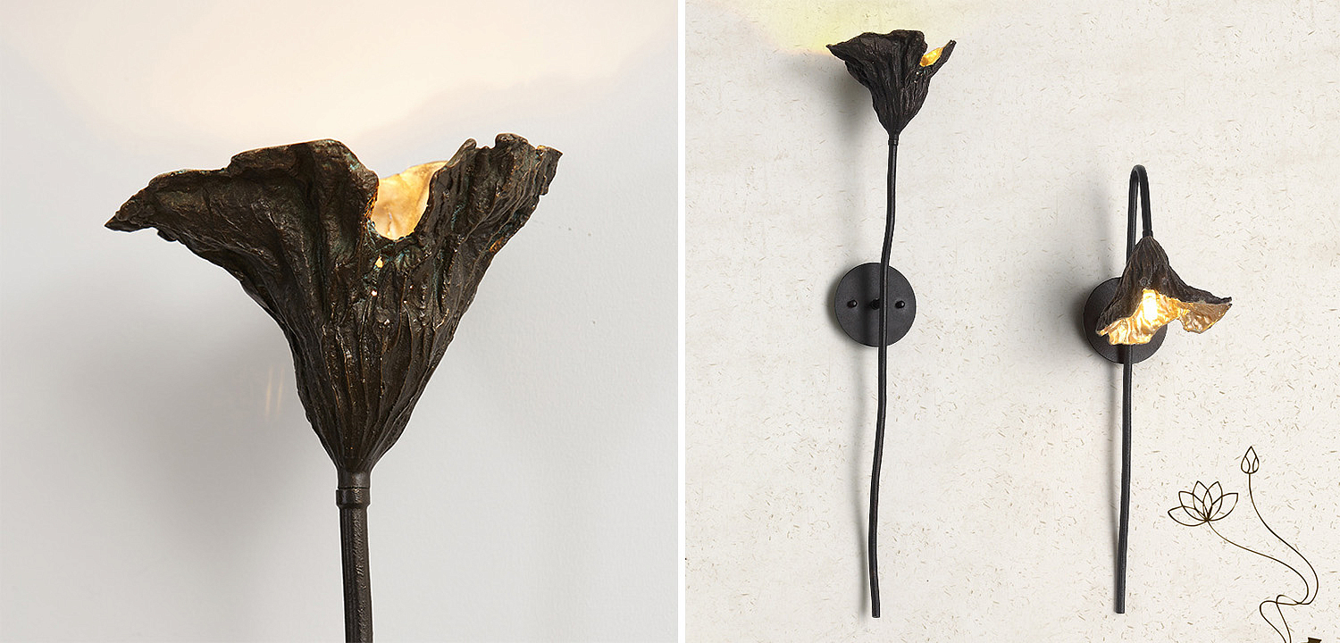 Настенный светильник Увядший Лотос Withering Lotus Lamp II Настенный светильник Увядший Лотос Withering Lotus Lamp II - Loft-Concept в Волгограде
