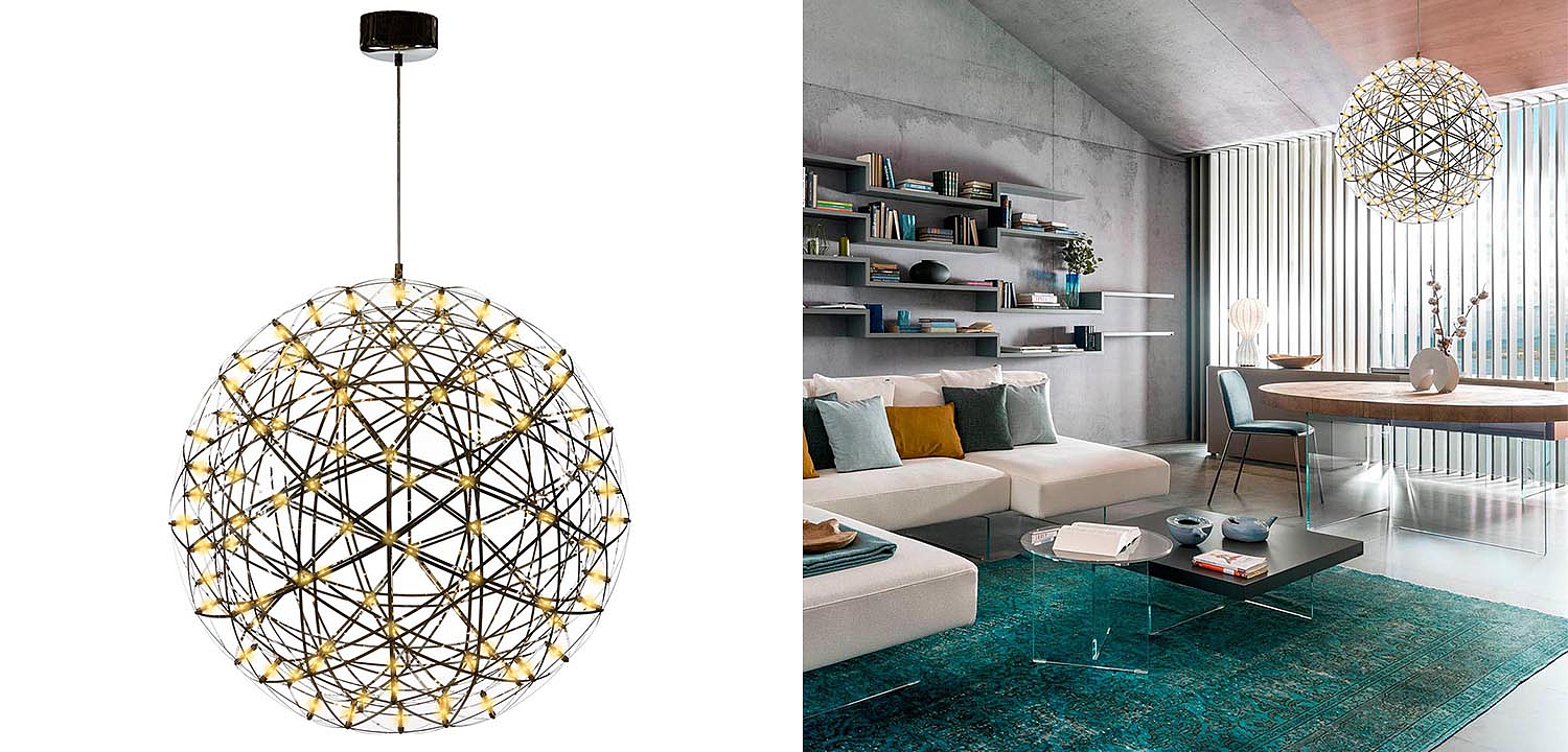 Люстра Moooi 3D Sphere Yellow lamp L Люстра Moooi 3D Sphere Yellow lamp L - Loft-Concept в Волгограде