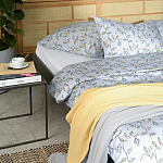 Постельное белье из сатина с рисунком 200х220 см Aurora Allure Sprout варинант исполнения - 4 | Loft Concept в Волгограде