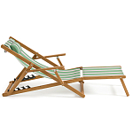 Шезлонг из акации и ткани Venezuela варинант исполнения - 5 | Loft Concept в Волгограде