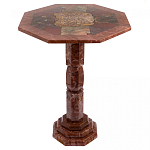 Кофейный стол из натуральных камней Лемезит и Яшма Natural Stone Tables варинант исполнения - 9 | Loft Concept в Волгограде