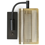 Бра с плафоном из перфорированного металла Elledge Wall Lamp варинант исполнения - 12 | Loft Concept в Волгограде
