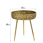 Столик дизайнерский Coth of gold варинант исполнения - 8 | Loft Concept в Волгограде