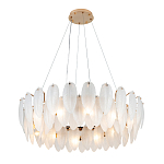 Люстра Mont Saint-Michel Золотая с Рельефным Стеклом варинант исполнения - 1 | Loft Concept в Волгограде