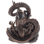 Декоративная статуэтка Дракон Фуцанлун Fuzanglong Dragon Brown Statuette варинант исполнения - 3 | Loft Concept в Волгограде