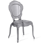 Прозрачный стул серый LOUIS GHOST CHAIR Grey варинант исполнения - 1 | Loft Concept в Волгограде