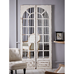 Зеркало-окно с эффектом старения в венецианском стиле Venetian White Mirror варинант исполнения - 5 | Loft Concept в Волгограде