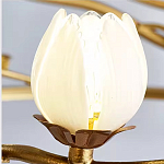 Люстра с ветвистым каркасом и плафонами в виде лотосов Chandelier Lotus варинант исполнения - 1 | Loft Concept в Волгограде