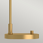 Настольная лампа с конусообразным плафоном и внутренней частью золотого цвета Alora Mood варинант исполнения - 7 | Loft Concept в Волгограде