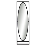 Зеркало овальное в металлической оправе в стиле лофт Urban Style Space варинант исполнения - 1 | Loft Concept в Волгограде
