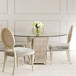 Стол обеденный круглый на зеркальном основании Spectacular Table варинант исполнения - 1 | Loft Concept в Волгограде