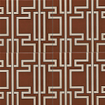Дизайнерская плитка с узором Лабиринт варинант исполнения - 1 | Loft Concept в Волгограде