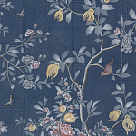 Обои ручная роспись Houghton Dark Blue варинант исполнения - 1 | Loft Concept в Волгограде