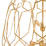 Люстра овальная с переплетенными ромбами Large Scale Artwork варинант исполнения - 1 | Loft Concept в Волгограде