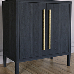 Современный Буфет Primo с 2 дверцами Черный дуб варинант исполнения - 3 | Loft Concept в Волгограде