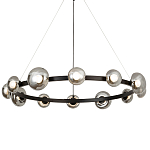 Светодиодная кольцевая люстра IONA Сhandelier black варинант исполнения - 3 | Loft Concept в Волгограде