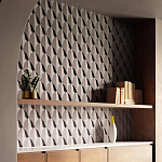 Гипсовая 3D Панель DRAGON SCALE - C варинант исполнения - 1 | Loft Concept в Волгограде