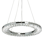 Люстра круглая с прозрачной хрустальной рамкой Maude Crystal Light варинант исполнения - 1 | Loft Concept в Волгограде