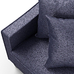 Мебельная ткань Шенилл синий цвет 138 см T4-33 варинант исполнения - 2 | Loft Concept в Волгограде