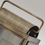 Настенный фонарь прямоугольной формы цвета состаренная латунь с двумя лампами Hinkley варинант исполнения - 4 | Loft Concept в Волгограде