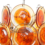 Люстра из оранжевых стеклянных дисков OrangeGlowing Reflectors варинант исполнения - 1 | Loft Concept в Волгограде