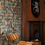 Обои ручная роспись Braganza Standard colourway on dyed paper варинант исполнения - 2 | Loft Concept в Волгограде