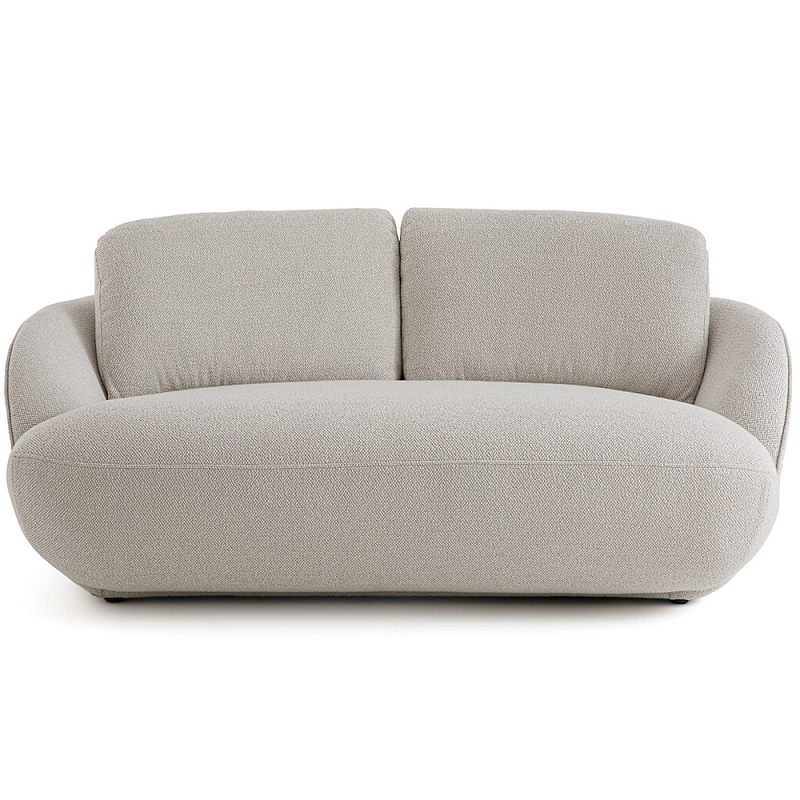 Диван с обивкой меланж Halle Melange Sofa Бежевый Диван с обивкой меланж Halle Melange Sofa Бежевый в Волгограде | Loft Concept