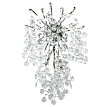 Бра с хрустальными подвесками на металлических ветках Fairytree Light Silver Wall Lamp варинант исполнения - 1 | Loft Concept в Волгограде