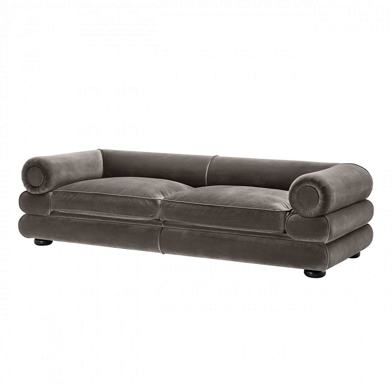 Диван Eichholtz Sofa Coachella Серый Черный Диван Eichholtz Sofa Coachella Серый Черный в Волгограде | Loft Concept