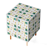 Тумба  с рисунком Short Pina Colada Orange варинант исполнения - 2 | Loft Concept в Волгограде