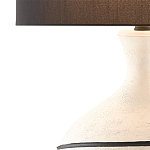 Настольная лампа фактурная с черными круговыми линиями на корпусе Recess варинант исполнения - 1 | Loft Concept в Волгограде